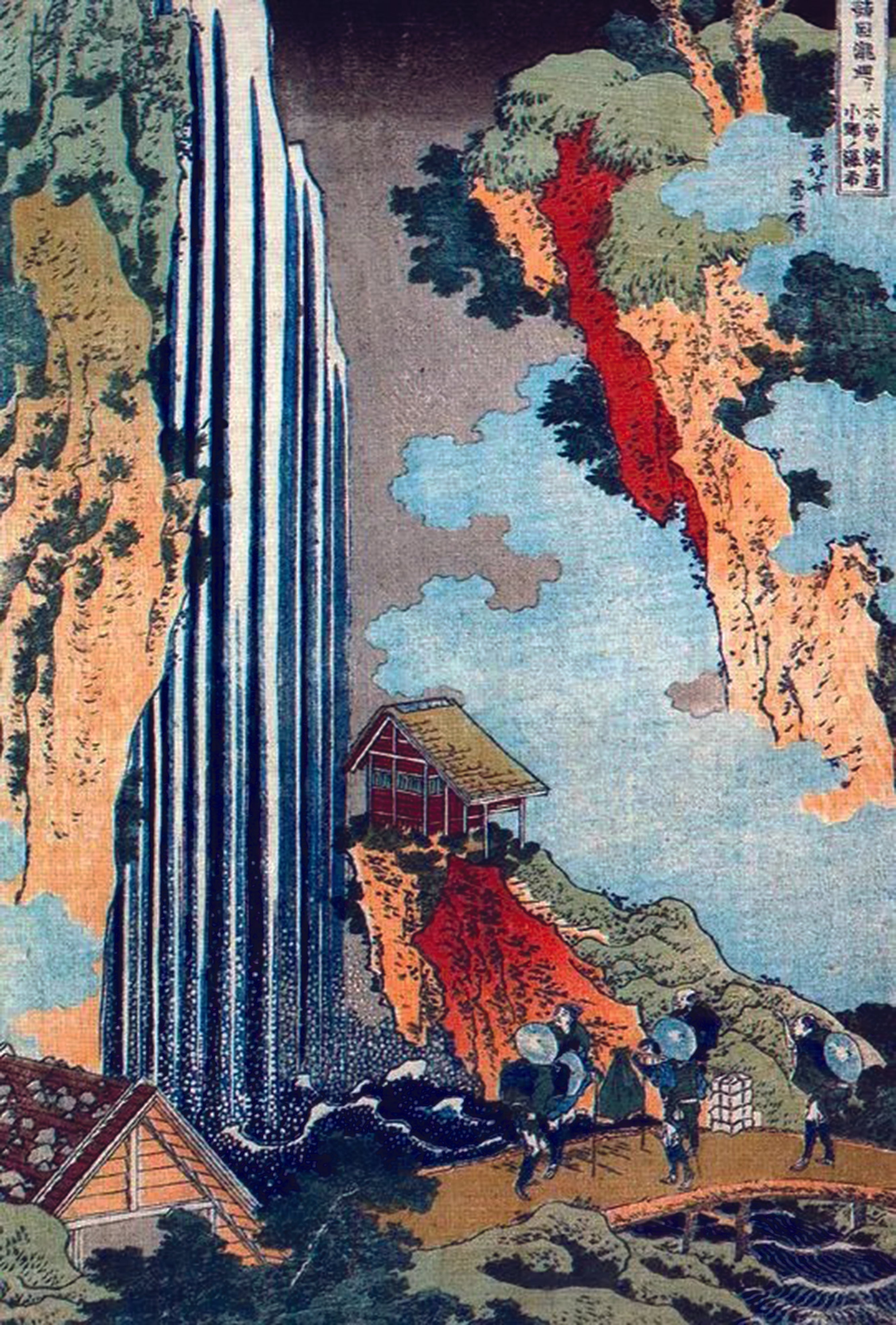 Poster Hokusai – Cascata di Amida (1832) | Arte Giapponese Ukiyo-e