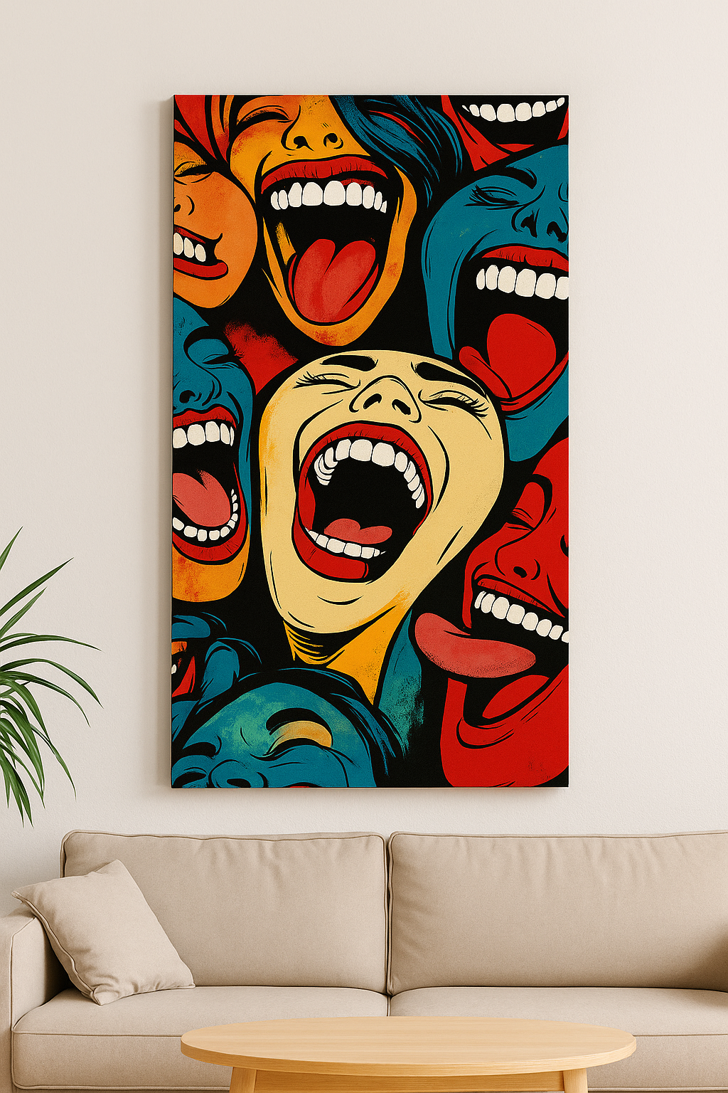 Poster Pop Art – Risate Multicolor | Energia Creativa e Vibe Urban