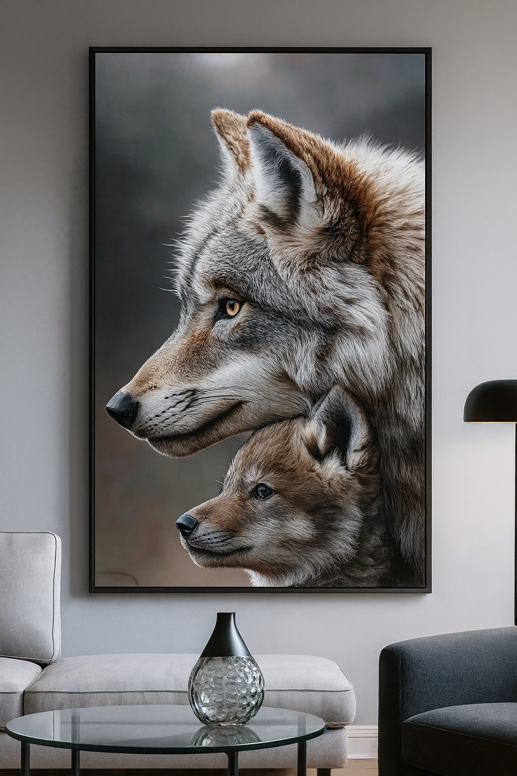 Poster Lupi – Amore tra Madre e Cucciolo