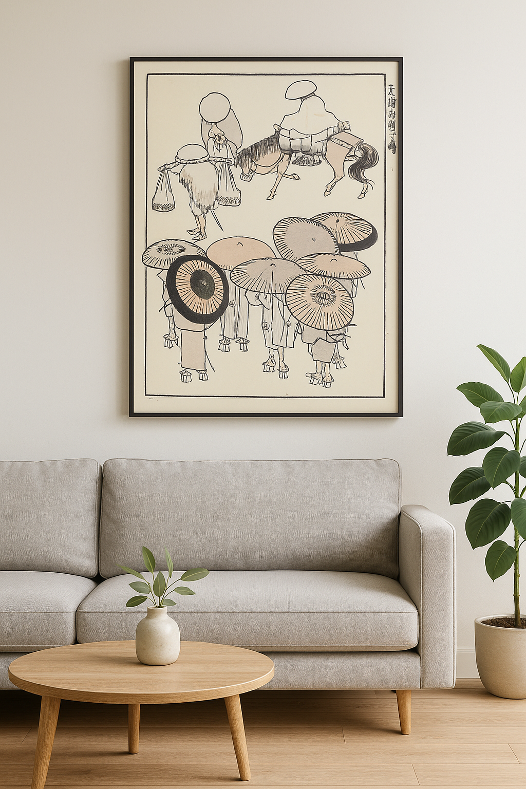 Poster Katsushika Hokusai – Hokusai Manga (1814) | Arte Giapponese e Vita Quotidiana