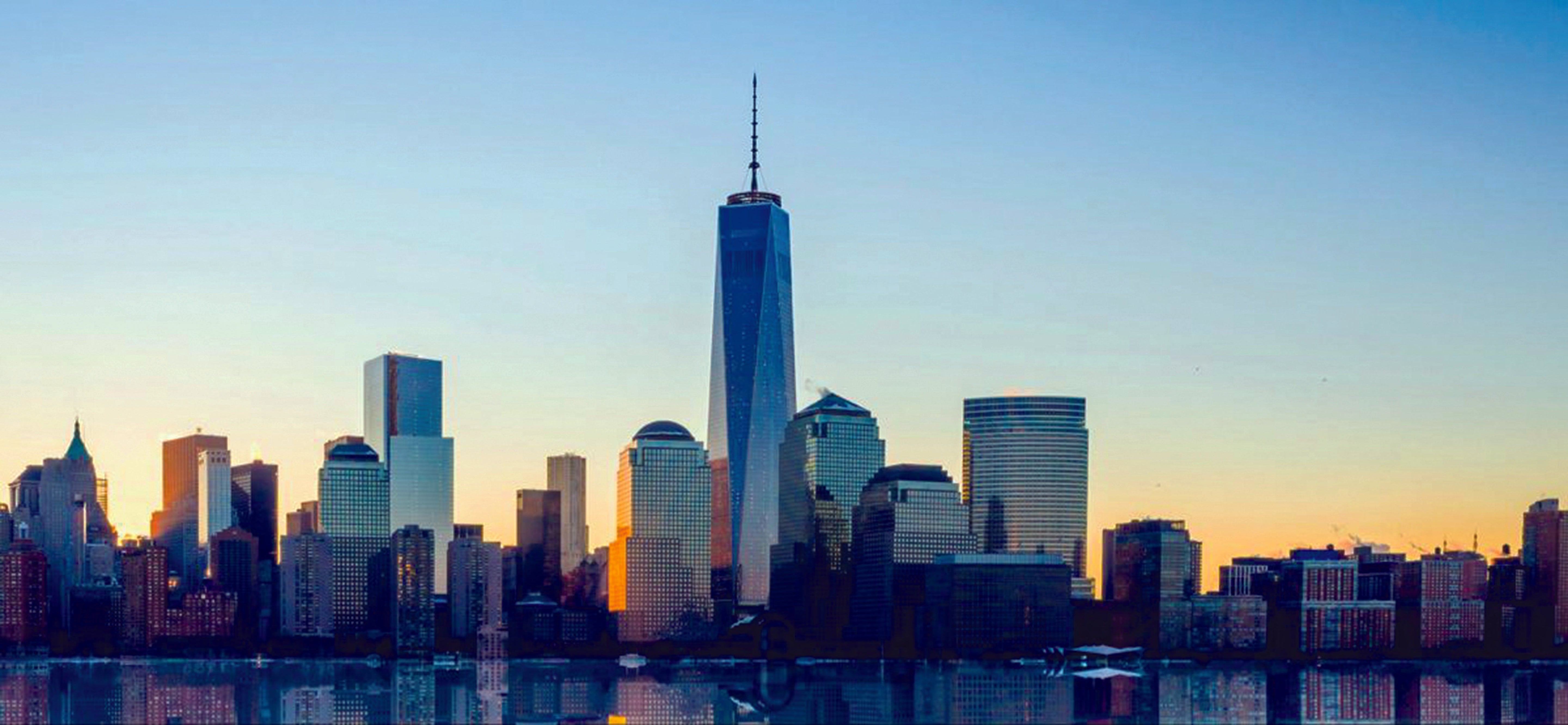 Poster New York Skyline – Reflex all’Alba | Atmosfera Metropolitana e Tono Minimal