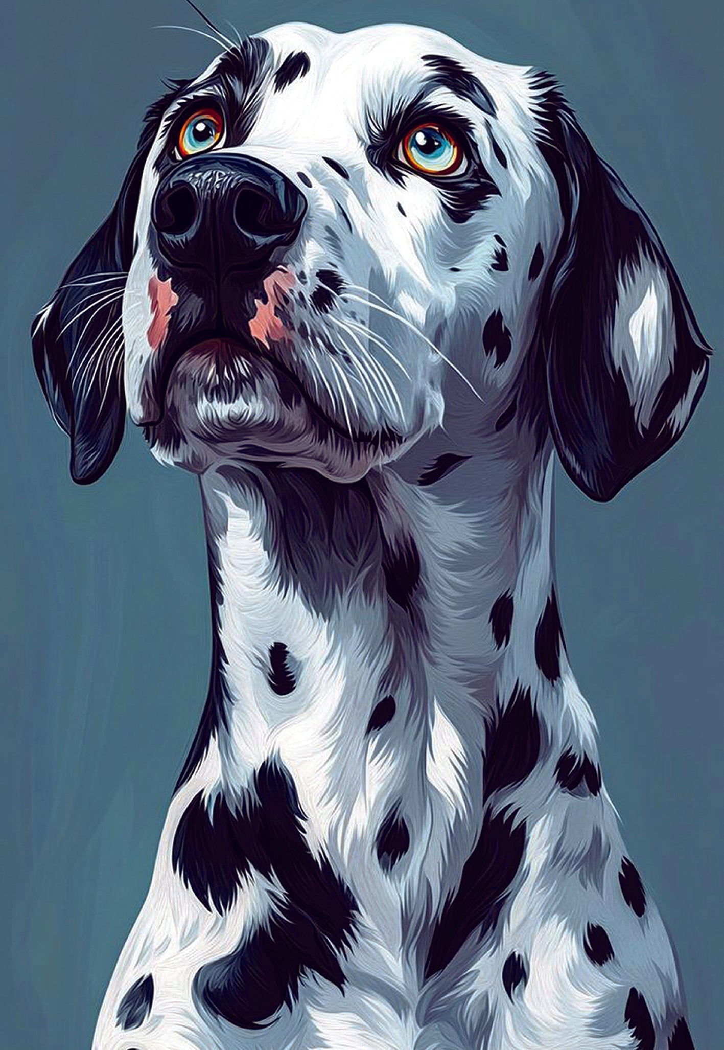 Quadro Dalmata Moderno – Arte Cane in Stile Contemporaneo