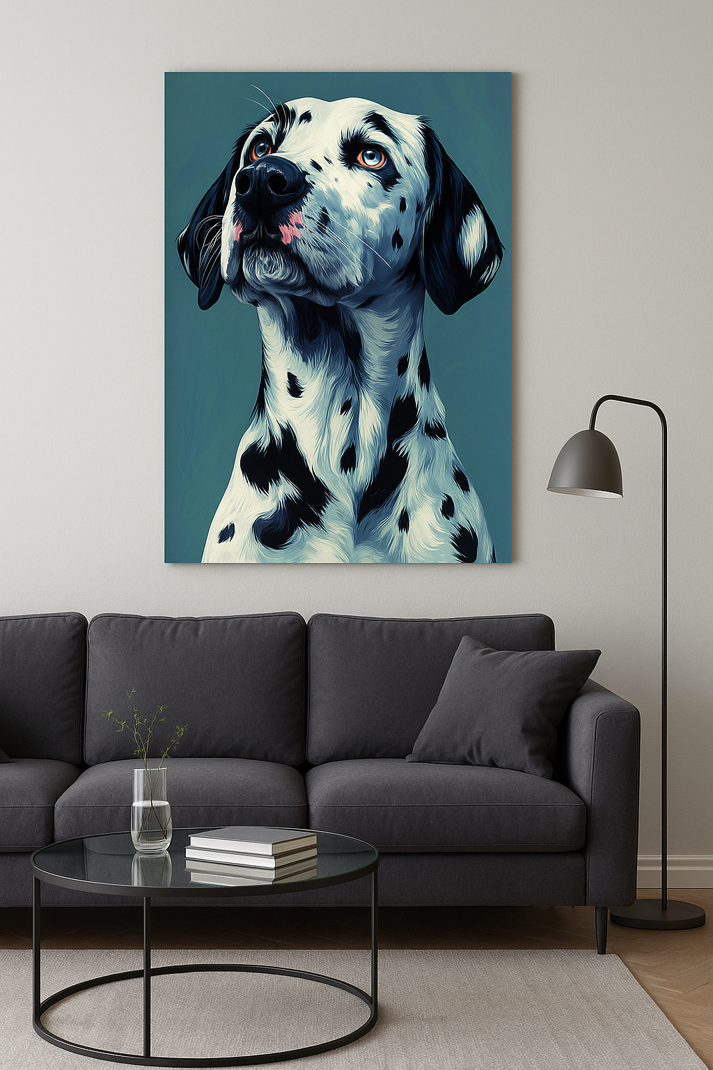 Quadro Dalmata Moderno – Arte Cane in Stile Contemporaneo