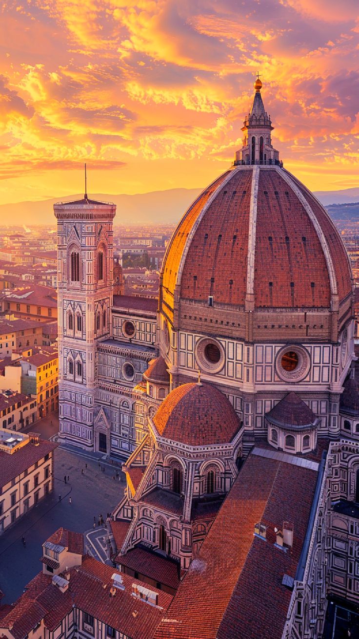 Poster Duomo di Firenze al Tramonto – Arte Italiana Iconica