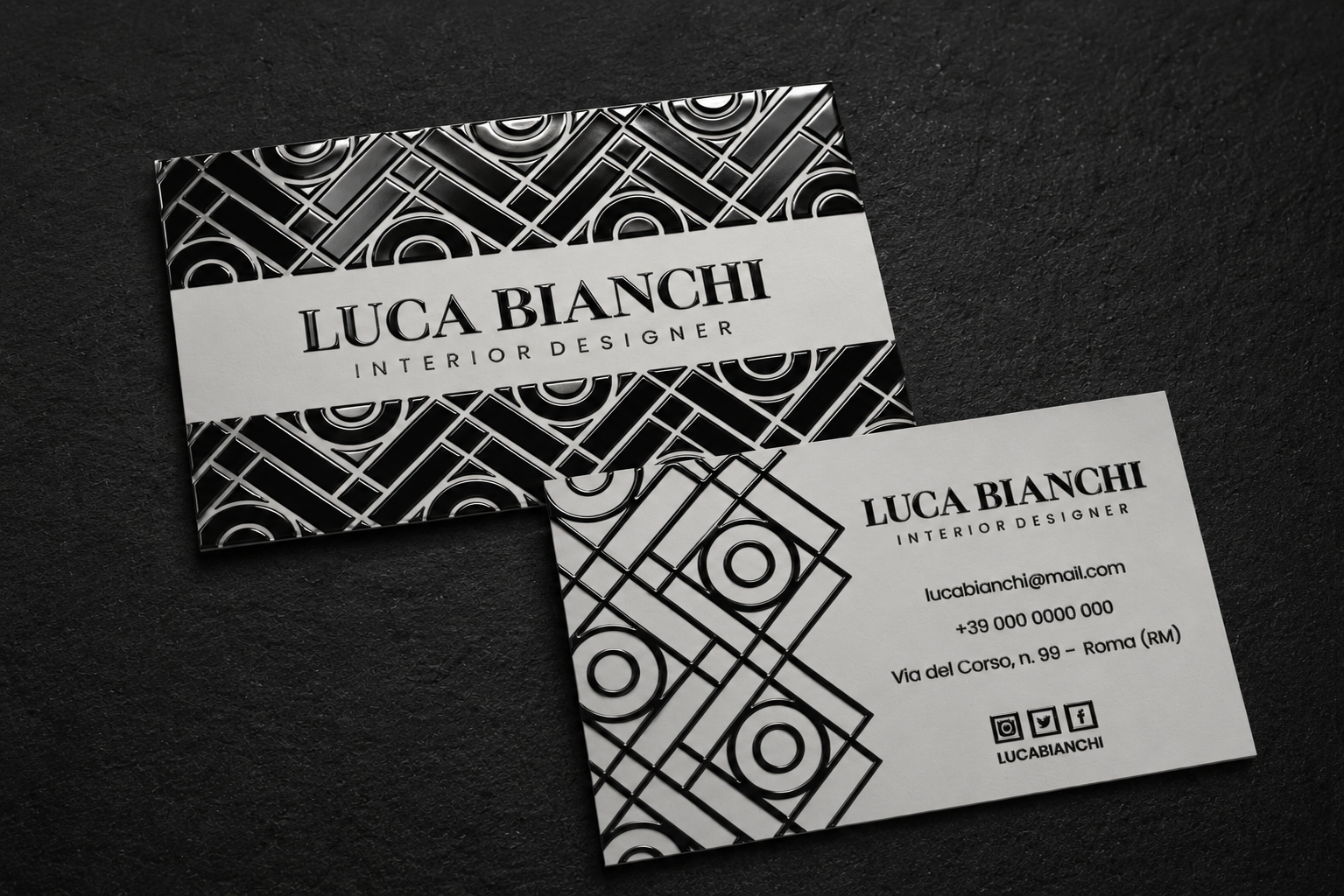 Biglietto da visita Luxury