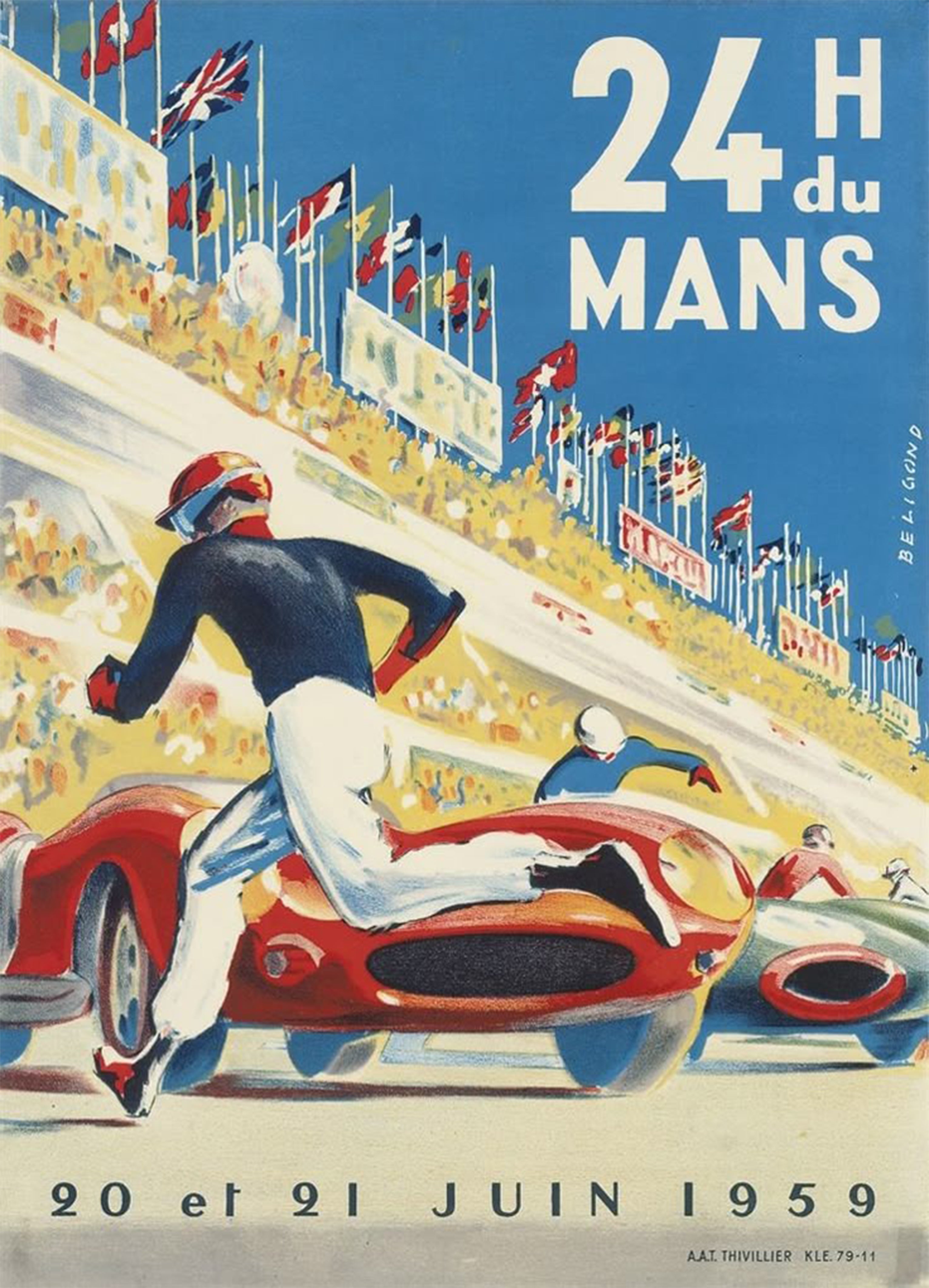 Poster 24 Heures du Mans 1959 – Corsa storica | Automobilismo vintage e adrenalina classica