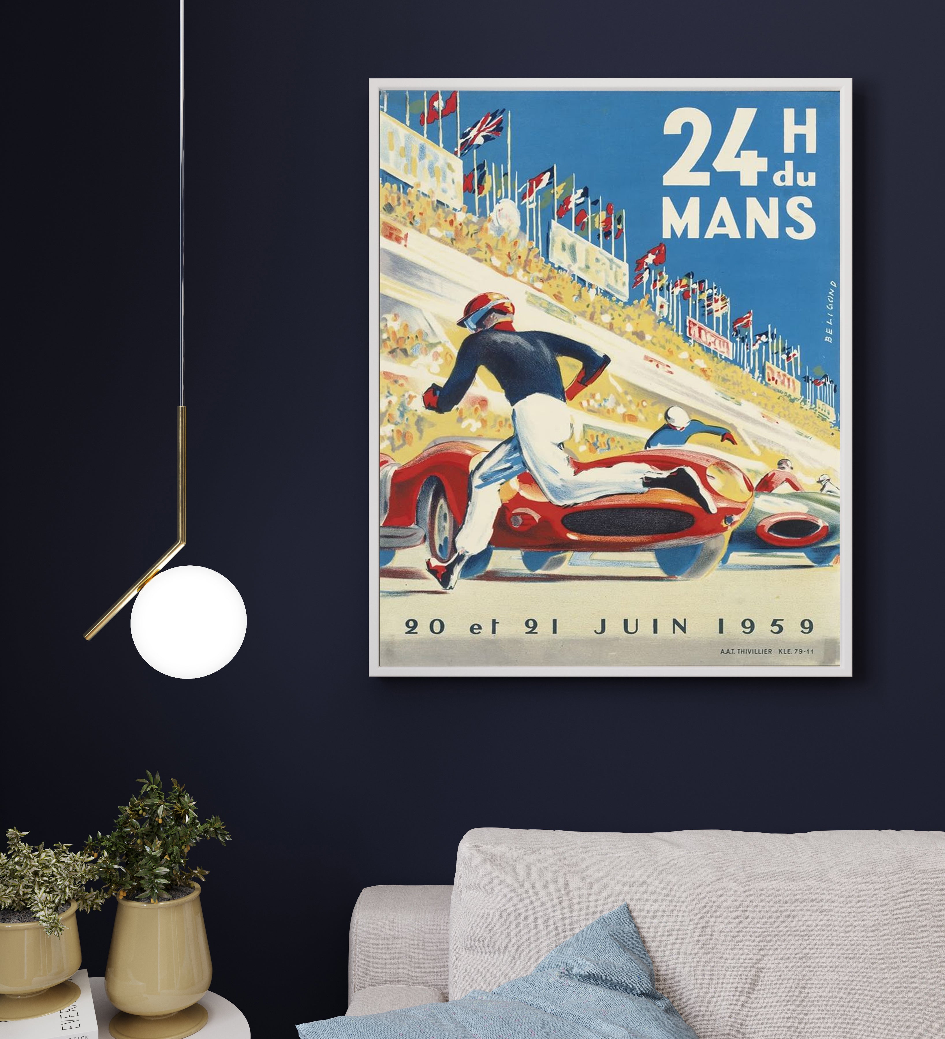 Poster 24 Heures du Mans 1959 – Corsa storica | Automobilismo vintage e adrenalina classica