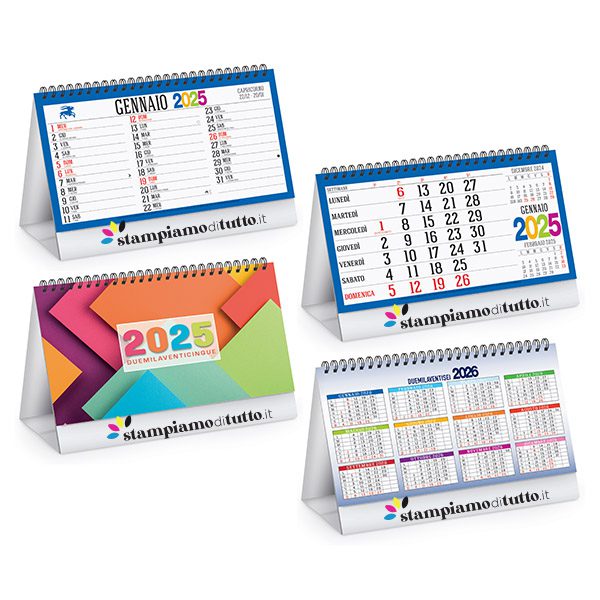 Calendari da tavolo swedish table personalizzati