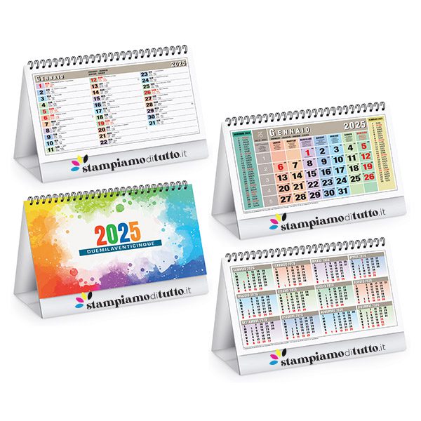 Calendari da tavolo square table personalizzati