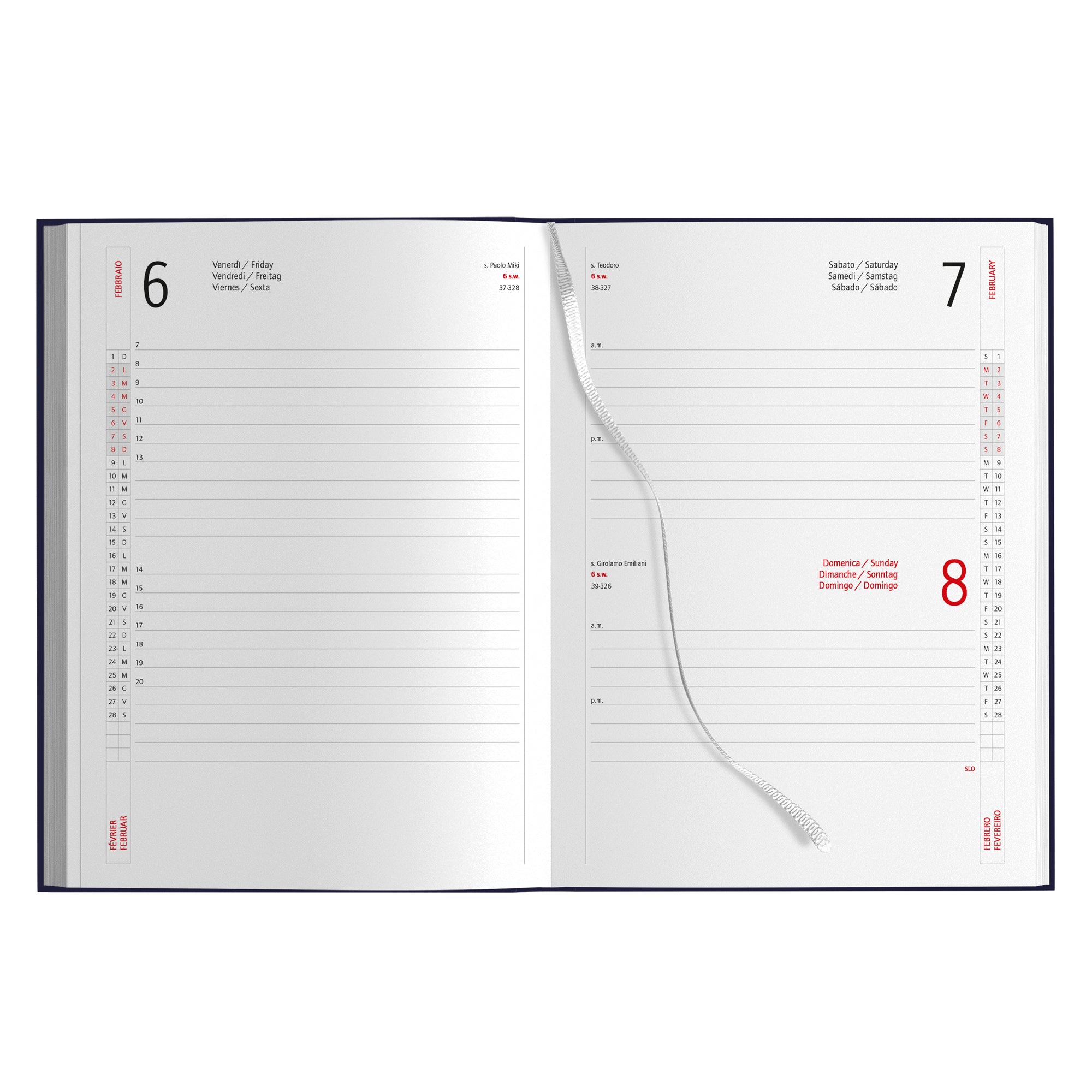 Agenda giornaliera 15x21 personalizzata