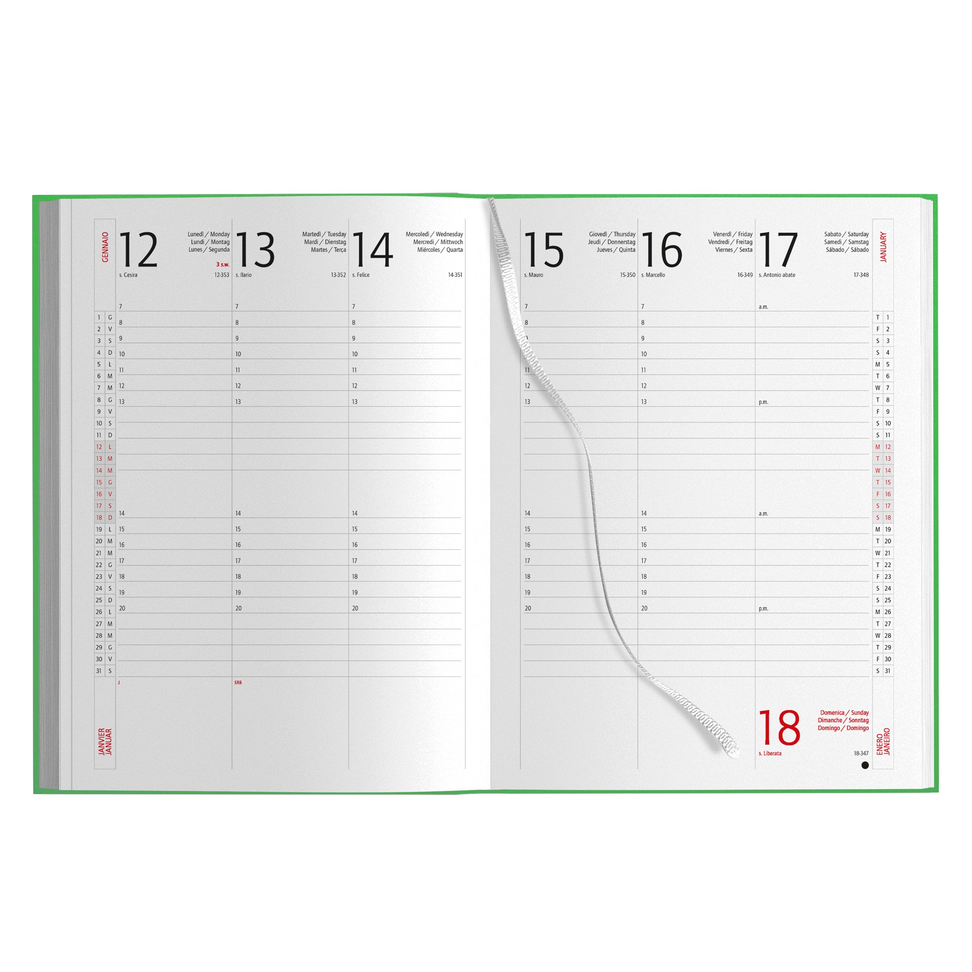Agenda settimanale 17x24 personalizzata