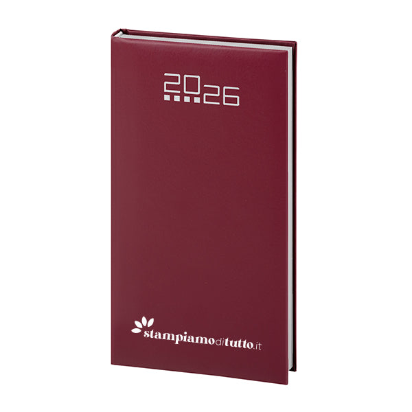 Agenda personalizzata settimanale tascabile 8x15