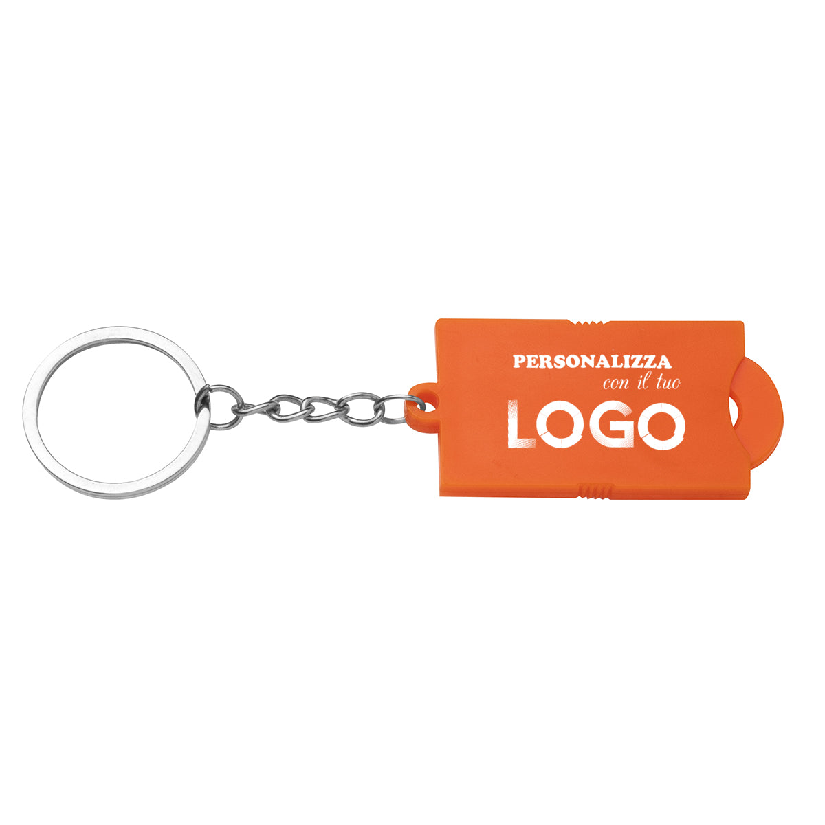 Portachiavi Coin con Gettone Carrello Personalizzato