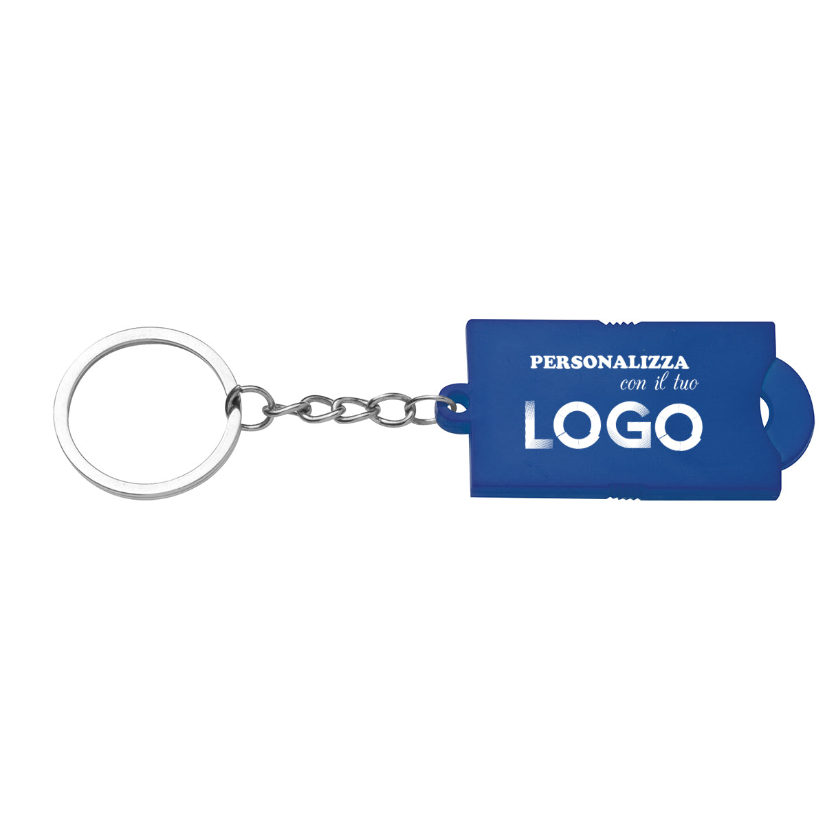 Portachiavi Coin con Gettone Carrello Personalizzato