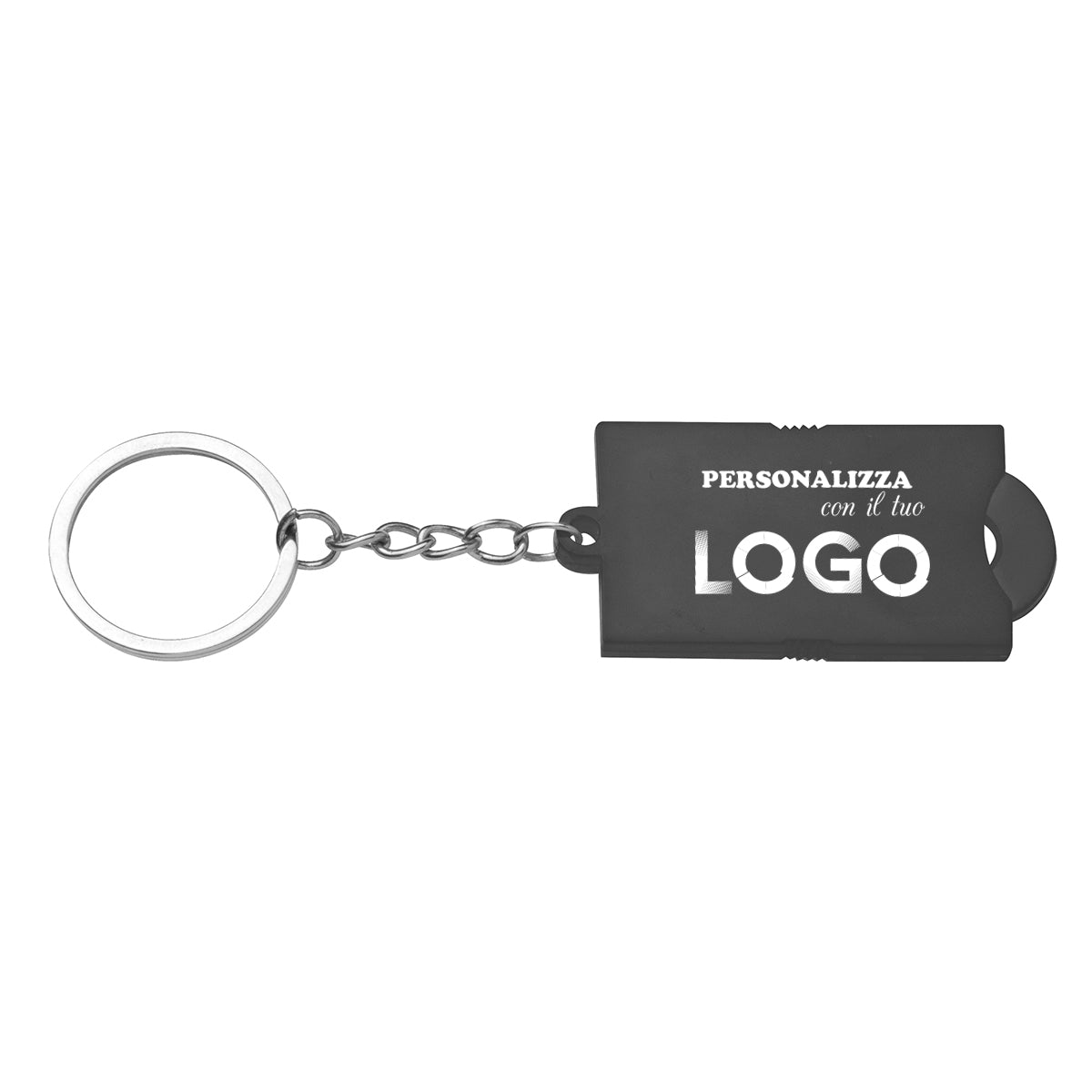 Portachiavi Coin con Gettone Carrello Personalizzato