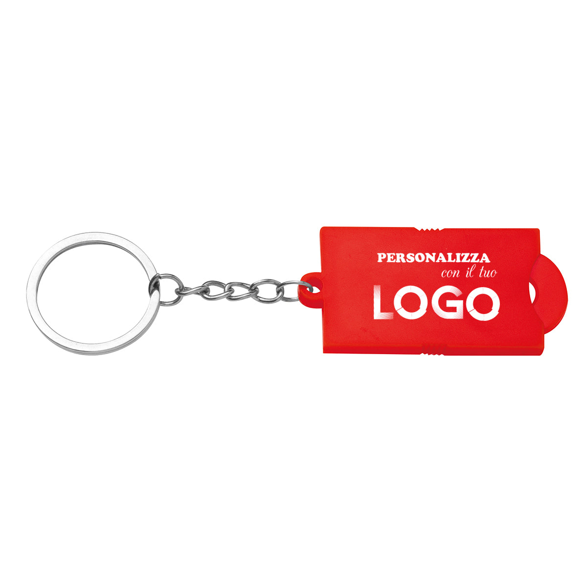 Portachiavi Coin con Gettone Carrello Personalizzato