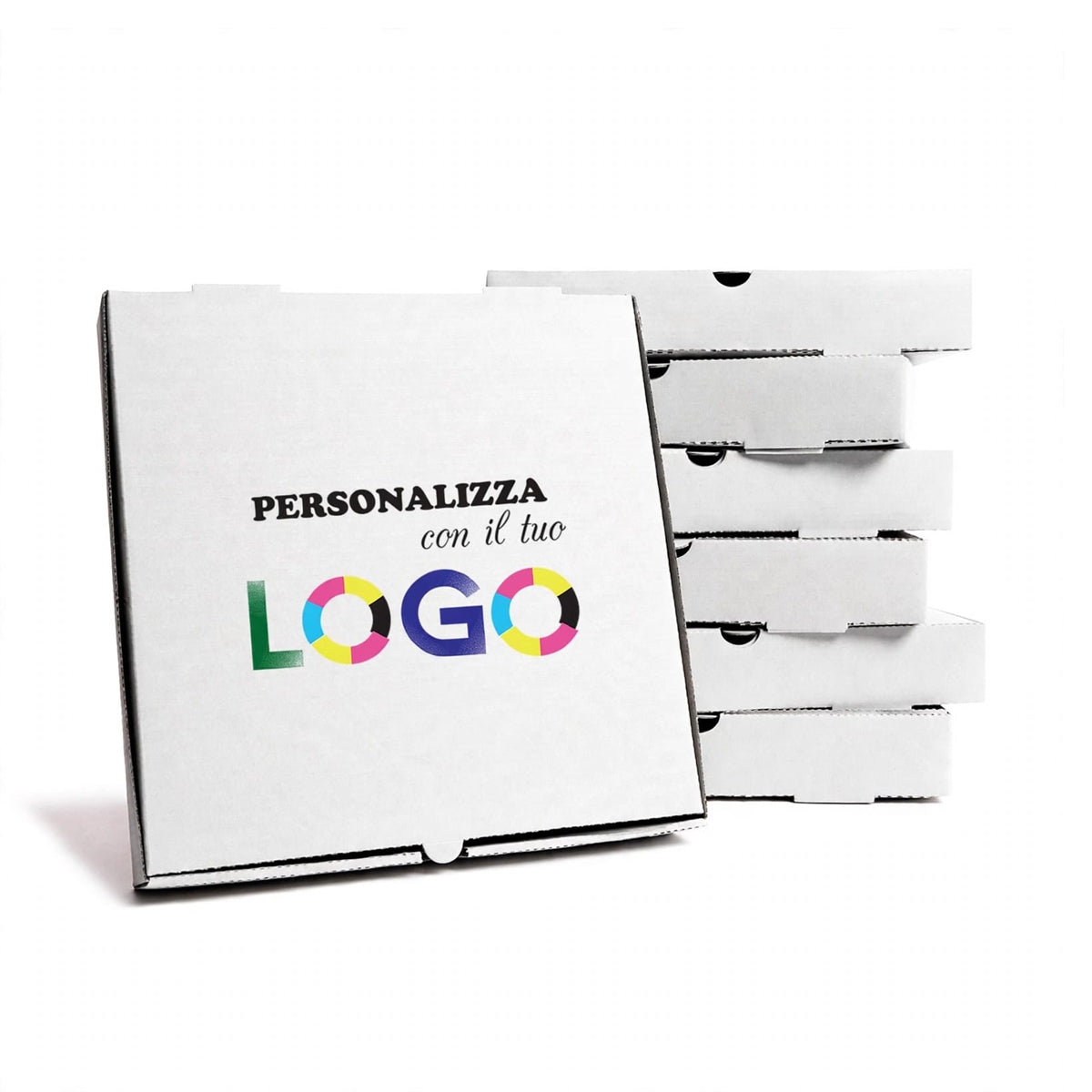 Scatola Pizza 33x33 cm Chiusura Italiana Personalizzata