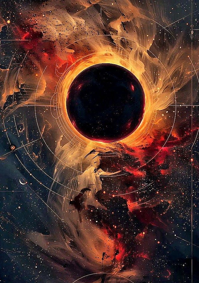 Poster Cosmo Nero: L’Eclissi del Vuoto
