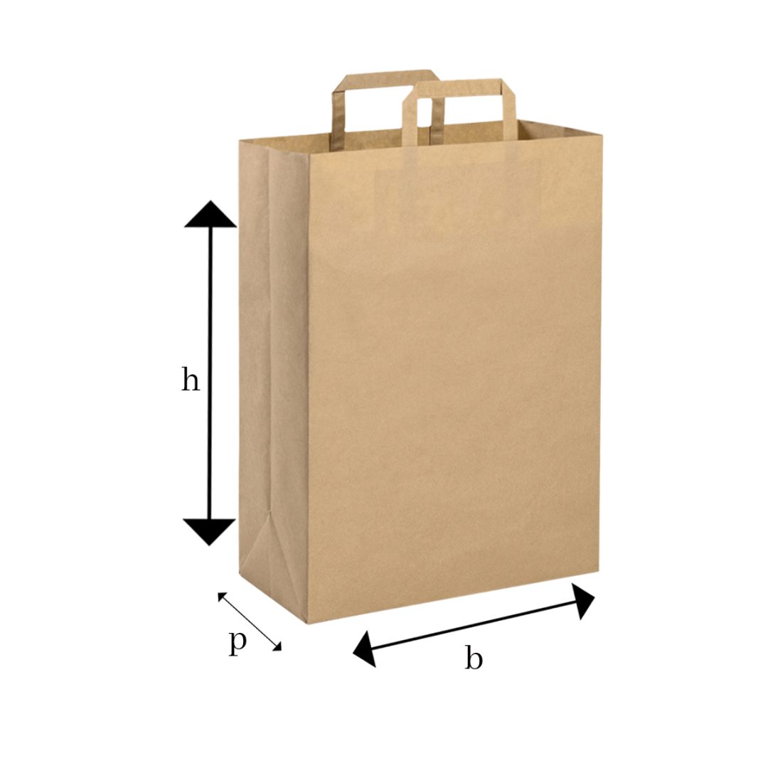 Shopper maniglia piatta