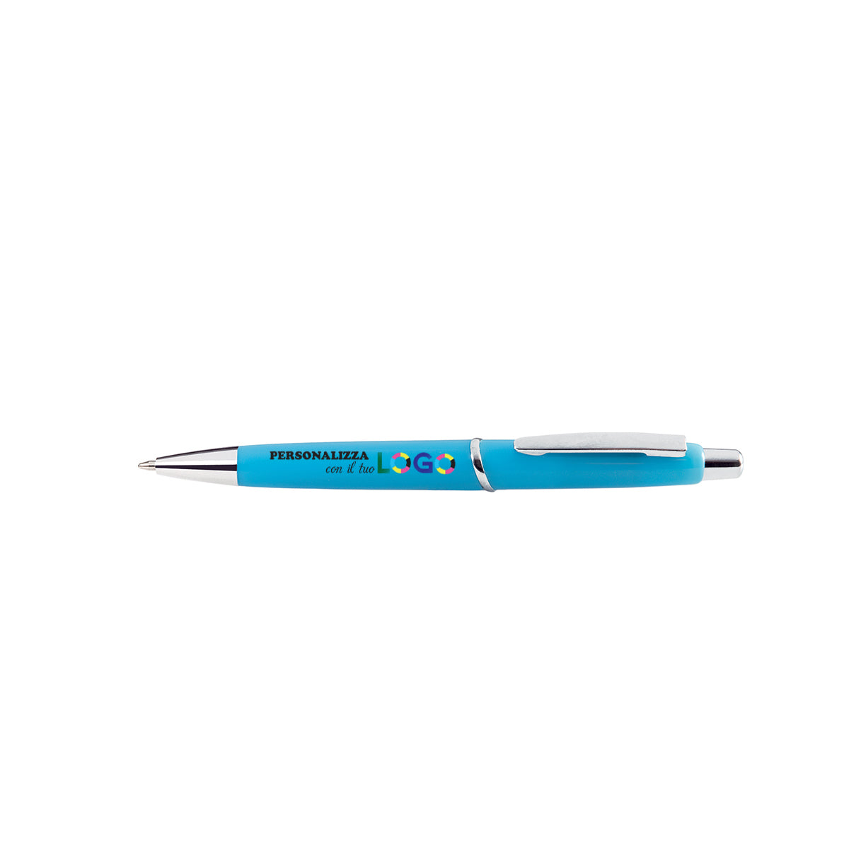 Penna Vanea a Sfera in Plastica con Minuterie Cromate