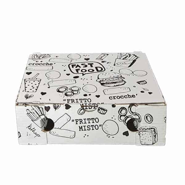 Contenitori per fritti da asporto per pizzerie e ristoranti