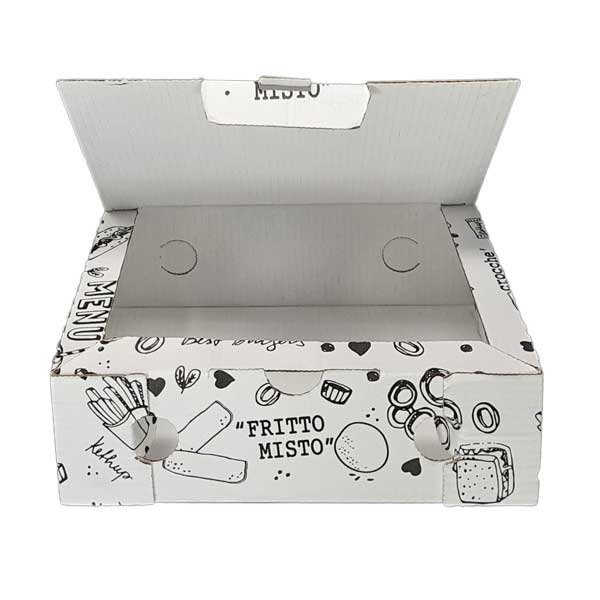 Contenitori per fritti da asporto per pizzerie e ristoranti