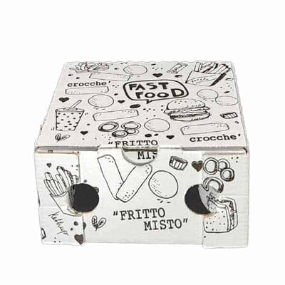 Contenitori per fritti da asporto per pizzerie e ristoranti