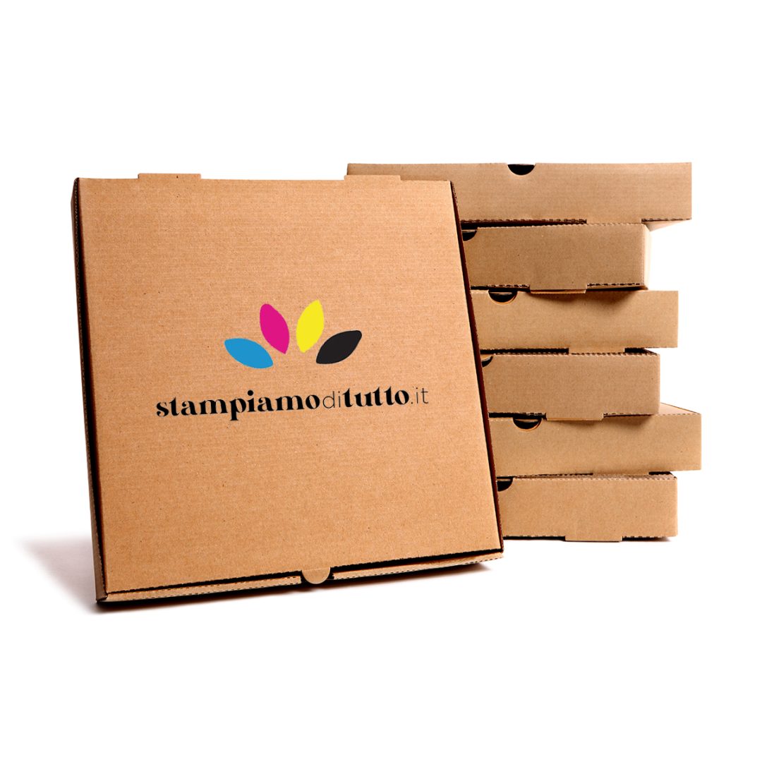 Scatola pizza personalizzata con logo 33 x 33 cm